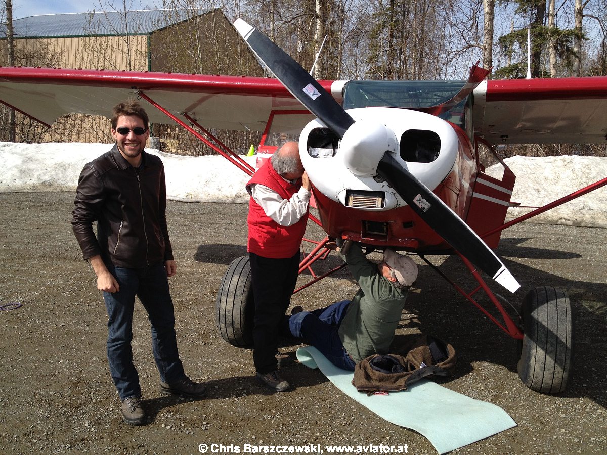 PA20 on tundra tires during a maintenance