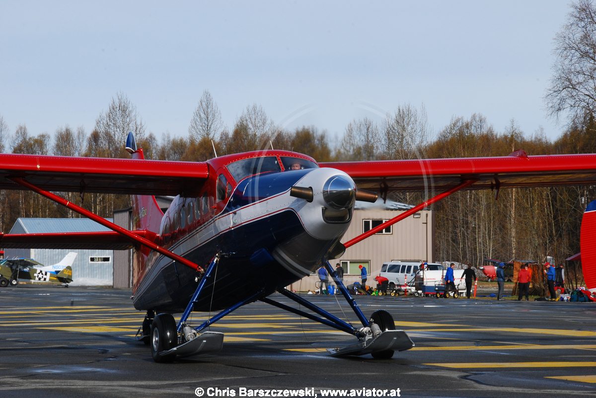 De Hevilland Turbo Otter at the Talkeetna Airport, Alaska