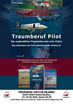 Premiere Deutschland des Buches Traumberuf Pilot auf der Messe AERO 2026 Friedrichshafen
