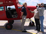 Buschpilot, Afrika, Traumberuf, Event, Buchpräsentation, Flughafen Linz, Interview